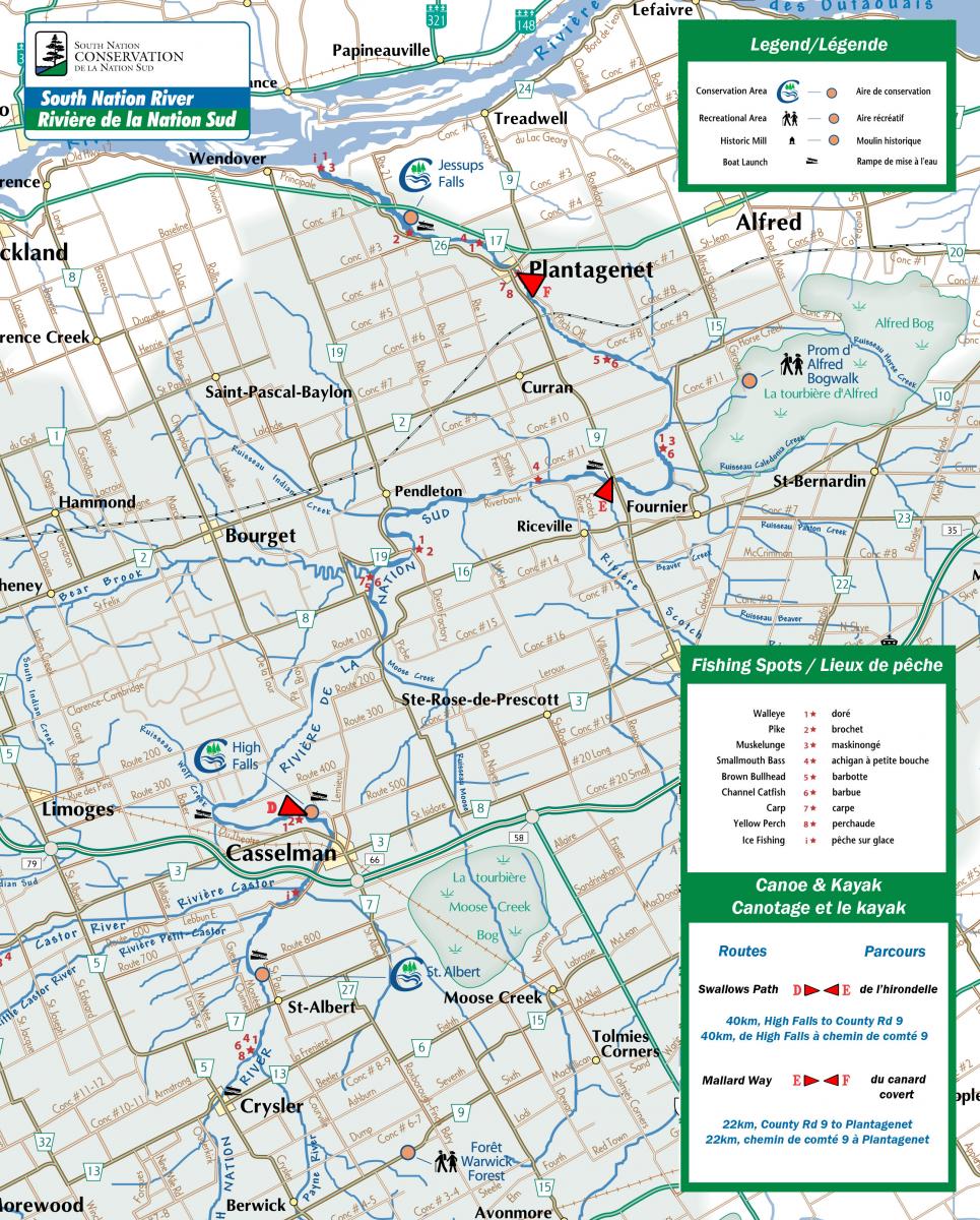 Canoeing/Paddling South Nation Conservation Authority